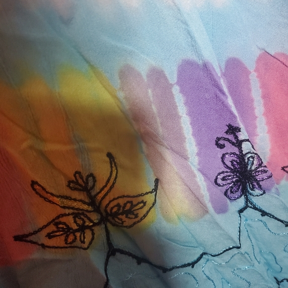 INDIA BOUTIQUE TIEDYE DRESS - Picture 2 of 3